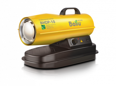 Пушка тепловая дизельная BALLU BHDP-10 (10кВт; 590м3​/​ч; 0, 8л​/​ч; 10, 5кг) (НС-1050911)