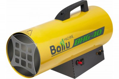 Пушка тепловая газовая BALLU BHG-40 (33кВт; 720м3​/​ч; 2, 7кг​/​ч; 6, 9кг) (НС-1011967)