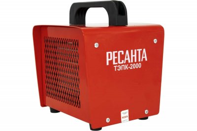 Пушка тепловая электрическая РЕСАНТА ТЭПК-2000 (Керамика; 1, 0​/​2, 0кВт; 120м3​/​ч; 1, 3кг) (67​/​1​/​21)