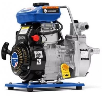 Мотопомпа чистовая 25х25 MASTERYARD MP 25R (4Т; 2, 5лс; 130л​/​м; напор 30м; 11кг)