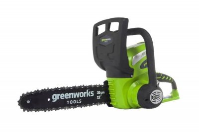 Акк. пила цепная GREENWORKS G40CS30K2 (40В; 1 АКБ; 2, 0Ач; шина 12\