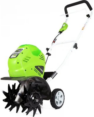 Культиватор аккумуляторный GREENWORKS G40TL (40В; без АКБ и ЗУ; 1вп​/​0н; шир 21-26см; 12кг) (27087)