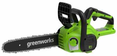 Акк пила цепная GREENWORKS G24CS25 (24В; без АКБ и ЗУ; шина 10\