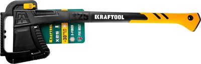 Колун 1700г обрезиненная рукоятка KRAFTOOL X25 кованый (20660-25)
