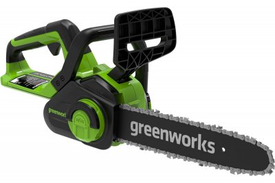 Акк. пила цепная GREENWORKS G40CS30 (40В; без АКБ и ЗУ; шина 12\