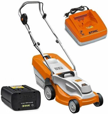Акк газонокосилка STIHL RMA235.0 (36В; 4, 8Ач; 33cм; 25-65мм; 14кг) (6311-200-0007)