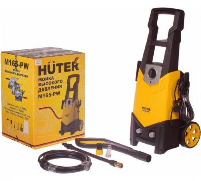 Мойка HUTER M165-PW (1900Вт; 110-165бар; 50°C; 375л​/​ч; шланг 5м; 10, 2кг) (70​/​8​/​7)