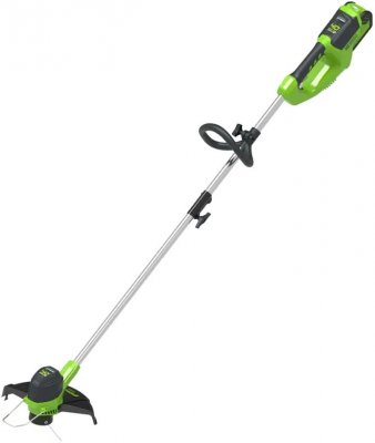 Аккумуляторный триммер GREENWORKS G40LT30K2 (40В; 1 АКБ; 2, 0Ач; леска до 1, 65мм; 4, 1кг) (2101507UA)