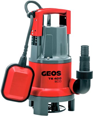 Насос дренажный грязевой GEOS TS 400 ECO (400Вт; 133л​/​мин; до 30мм; глуб 5м​/​напор 5м) (213594)