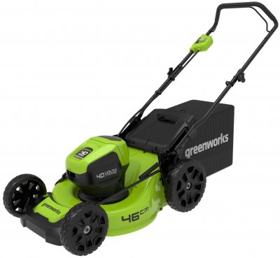 Акк газонокосилка GREENWORKS GD40LM46HP (40В; 4, 0Ач; 46cм; 25-80мм; 24, 5кг) (2514407UB)