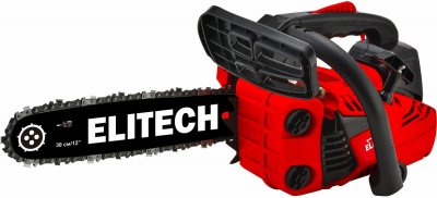 Бензопила ELITECH ПБ 2510Т (25см³; 1, 0лс; шина 12\