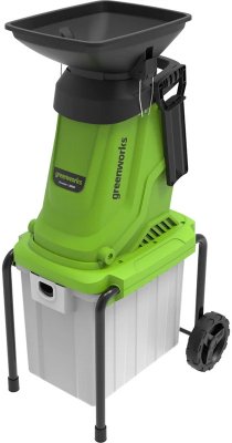 Измельчитель садовый электрический GREENWORKS GW-2800SD (2800Вт; 45мм; 50л; 13, 5кг) (2208007)