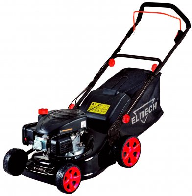Газонокосилка бензиновая ELITECH К 4500L (4, 0лс; 43cм; 25-65мм; 22, 5кг) (E1601.006.00)