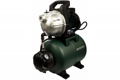 Насосная станция METABO HWW 4000​/​25 G (1100Вт; 66л​/​мин; 8​/​46м; бак 100л; 17, 2кг) (600971000)