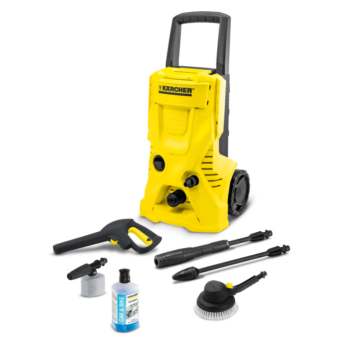 Мойка KARCHER K 4 BASIC CAR (1800Вт; 110-130бар; 40°C; 420л​/​ч; шланг 6м; 11, 8кг) (1.180-083.0)