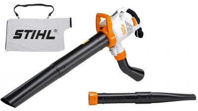 Воздуходувка измельчитель электро STIHL SHE 81 (1400Вт; 650м3​/​ч; 45л;) (4811-011-0839)