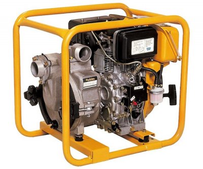 Мотопомпа грязевая 50х50 DAISHIN PTD 206T (4Т; 4, 2лс; 800л​/​м; до 21мм; 52кг)