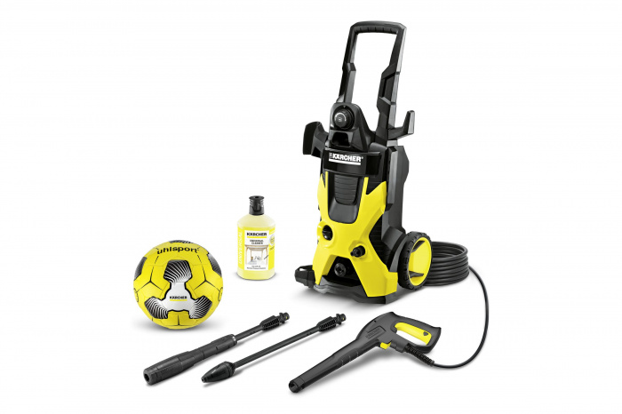 Мойка KARCHER K 5 FOOTBALL EDITION (2100Вт; 125-145бар; 40°C; 500л​/​ч; шланг 10м; 12, 8кг) (1.180-680.