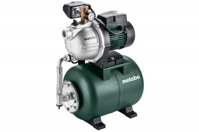 Насосная станция METABO HWW 3500​/​25 G (900Вт; 58л​/​мин; 8​/​45м; бак 24л; 16кг) (600981000)