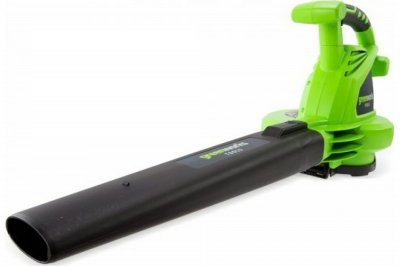 Воздуходувка измельчитель электро GREENWORKS GBV2800 (2800Вт; 840м3​/​ч; 35л;) (2402707)
