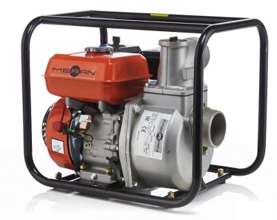 Мотопомпа чистовая 75х75 MERAN MPD301 (4Т; 5, 16лс; 600л​/​м; 54кг)