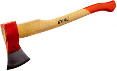 Топор универсальный 1000г деревянная рукоятка STIHL AX 10 кованый (0000-881-1971)