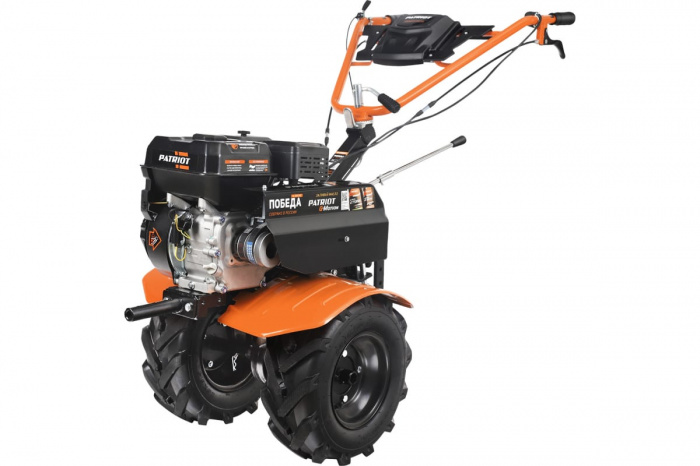 Мотоблок PATRIOT ПОБЕДА X-Drive (7, 0лс; 4вп​/​2н; глуб 16​/​30см; шир 90см; 81кг) (440107501)