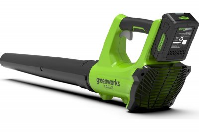Акк воздуходувка GREENWORKS G24AB (24В; без АКБ и ЗУ; 500м3​/​ч;) (2404807)
