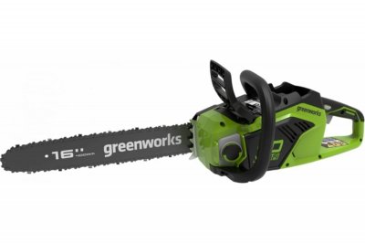 Акк. пила цепная GREENWORKS GD40CS18K2 (40В; 1 АКБ; 2, 0Ач; шина 16\