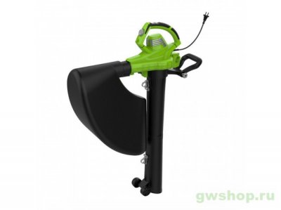 Воздуходувка измельчитель электро GREENWORKS BL3000 (3000Вт; 840м3​/​ч; 72л;) (2406507)