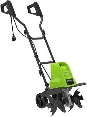 Культиватор электрический GREENWORKS GTL1520 (1500Вт; 1вп​/​0н; глуб 20см; шир 40см; 11кг) (2801207)