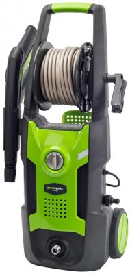 Мойка GREENWORKS GPWG4 (1700Вт; 100-130бар; 40°C; 420л​/​ч; шланг 6м; 6, 5кг) (5100307)