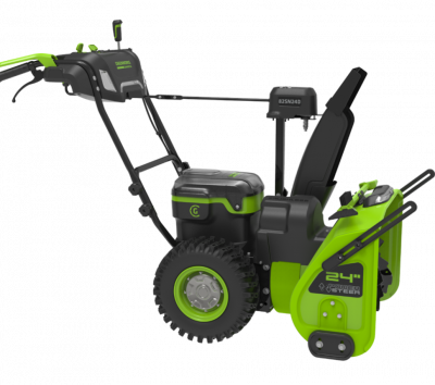 Снегоуборщик аккумуляторный GREENWORKS GD82ST56 (82В; без АКБ и ЗУ; 61х51см; 25, 8кг) (2602807)