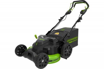 Акк газонокосилка GREENWORKS GC82LM61S TwinForce (82В; без АКБ и ЗУ; 61cм; 25-80мм; 33кг) (2515607)