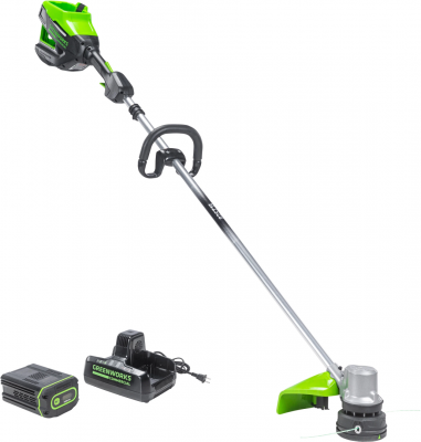 Аккумуляторная коса GREENWORKS GD82LTK5 (82В; 1 АКБ; 5, 0Ач; леска до 2, 4мм; 4, 25кг) (2110607UB)