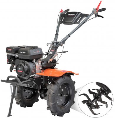 Мотоблок PATRIOT VEGAS 7 (P 170 FС; 7лс; 2вп​/​1н; глуб 34см; шир 90см; 84кг) (440106505)