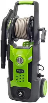 Мойка GREENWORKS GPWG4II (1800Вт; 130-130бар; 50°C; 420л​/​ч; шланг 6м; 6, 4кг) (5106507)