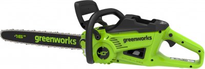 Акк. пила цепная GREENWORKS GD40CS20X (40В; без АКБ и ЗУ; шина 16\