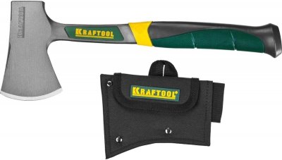 Топор туристический 560г трехкомпонентная рукоятка KRAFTOOL PATROL цельнокованый (20645-06)