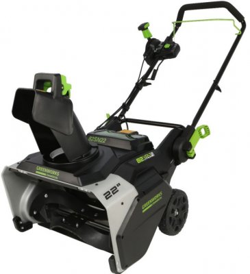 Снегоуборщик аккумуляторный GREENWORKS GD82ST (82В; без АКБ и ЗУ; 56х33см; 25, 8кг) (2602507)