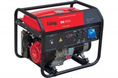 Генератор бензиновый FUBAG BS 6600 (220в; 5, 7-6, 2кВт; бак 25л; 84кг) (838797)