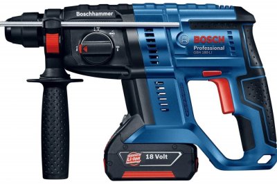 Акк перфоратор BOSCH GBH 180-LI (18В; 1х4, 0Ач; 1, 7Дж) (0615990L6J)