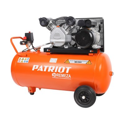 Компрессор ременной PATRIOT REMEZA СБ4​/​С-100LН20А (2200Вт; 100л; 360л​/​мин; 10бар; 84кг) (520306305)