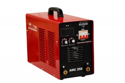 Сварочный инвертор ELITECH АИС 250 PROFESSIONAL (MMA; 380В; 8, 8кВт; 20-230А; электрод 6, 0мм; 17, 2кг)