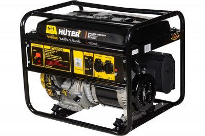 Генератор бензиновый HUTER DY5000L (220в; 4-4, 5кВт; бак 15л; 77кг) (64​/​1​/​5)