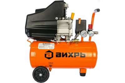 Компрессор масляный ВИХРЬ КМП-230​/​24 (1600Вт; 24л; 230л​/​мин; 8бар; 19, 2кг) (74​/​3​/​2)