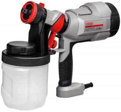 Краскопульт электрический CROWN CT31013 (400Вт; сопло 2​/​2, 5​/​3мм; 70 DIN; 1, 5кг)