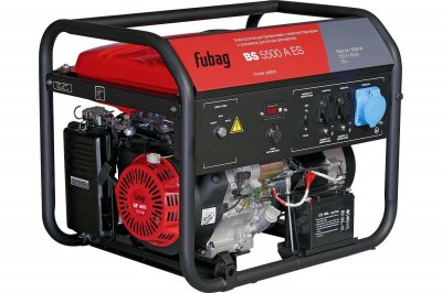 Генератор бензиновый FUBAG BS 5500 A ES (220в; 5, 5кВт; бак 25л; 90кг) (838796)