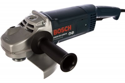 УШМ BOSCH GWS 20-230 Н (230мм; 2000Вт; 6500об​/​мин; 5, 1кг) (0601850107)