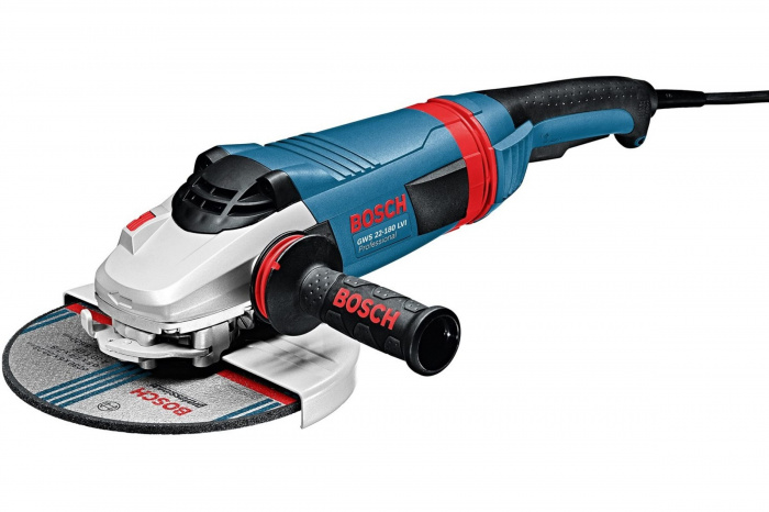 УШМ BOSCH GWS 22-180 LVI (180мм; 2200Вт; 8500об​/​мин; 5, 3кг) (0601890D00)